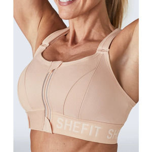 SHEFIT Ultimate Sports Bra High Impact Adjustable Sandstorm